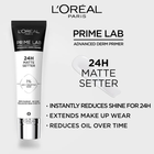 Праймер для обличчя L'Oreal Paris Prime Lab 24hours Matte Setter Mattifying Foundation Primer 30 мл (3600524070021) - зображення 3
