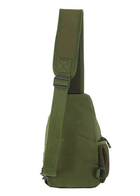 Тактическая нагрудная сумка 5 л (25х17х10 см) Олива A14 - изображение 3