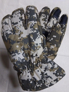 Водовідштовхувальні зимові вітрозахисні Softshell тактичні на флісі рукавички Піксель 9004-L - зображення 8
