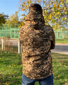 Куртка тактическая Soft Shell водонепроницаемая ММ-14 Пиксель 60 - изображение 3