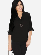 Блузка жіноча Merribel Nieve S Чорна (5903050366667) - зображення 1