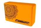 Йога блок EasyFit з помаранчевий візерунок.