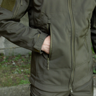 Куртка М розмір Soft Shell Caiman Оліва Софтшелл Демі-Сезон - зображення 5
