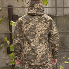 Куртка на флісі розмір М Soft Shell Tactic Pixel Софтшелл піксель водонепроникна - зображення 3