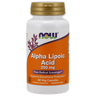 Добавка натуральна Now Foods Alpha Lipoic Acid 250 мг Капсули