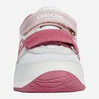 Дитячі кросівки для дівчинки Geox B840LA-08510-C0563 22 Білий/Рожевий (8058279803947) - зображення 3