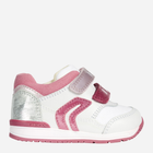 Дитячі кросівки для дівчинки Geox B840LA-08510-C0563 24 Білий/Рожевий (8058279803961) - зображення 1