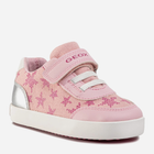 Buty sportowe dziecięce dla dziewczynki na rzepy Geox B021MA-05410-C0514 23 Różowe (8054730327595) - obraz 2