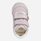 Buty sportowe dziecięce dla dziewczynki na rzepy Geox B020AA-05410-C8004 23 Różowe (8054730396034) - obraz 4