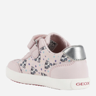 Buty sportowe dziecięce dla dziewczynki na rzepy Geox B021MA-0AWBC-C8010 26 Różowe (8050036460448) - obraz 3
