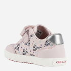 Buty sportowe dziecięce dla dziewczynki na rzepy Geox B021MA-0AWBC-C8010 27 Różowe (8050036460455) - obraz 3