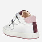 Buty sportowe dziecięce dla dziewczynki na rzepy Geox B044CC-08522-C1033 22 Białe (8054730736519) - obraz 3