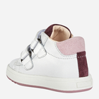 Дитячі шкіряні кросівки для дівчинки Geox B044CC-08522-C1033 24 Білі (8054730736533) - зображення 3