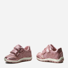 Дитячі шкіряні кросівки для дівчинки Geox B7233A-0NFEW-C8004 22 Рожеві (8051516530118) - зображення 3