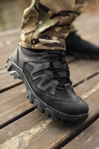 Кросівки черевики черевики чоловічі легкі Undolini Крейзі Чорні літні 42 розмір (UND) - зображення 6