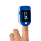 Пульс-оксиметром (OLED Pulse oximeter) Mediclin кольоровий дисплей + батарейки Синій - зображення 3