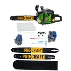 Бензопила Procraft GS50 (2 шини, 2 ланцюги - 40, 45)