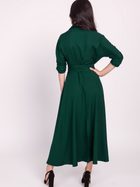 Sukienka kopertowa damska wiązana w pasie Lanti Suk172 42 Zielona (5904252711873) - obraz 2