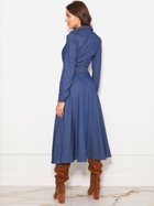 Плаття міді жіноче Lanti Suk190 42 Синє (5904252714003) - зображення 2