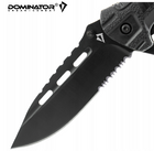Спасательный Пружинный Складной Нож для Выживания Dominator FIRST ROPE PARACORD WHISTLE с Огнивом - изображение 5