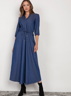 Плаття максі жіноче Lanti SUK205 42 Синє (5904252721414) - зображення 1