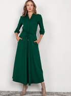 Плаття максі жіноче Lanti SUK205 44 Зелене (5904252721483) - зображення 5