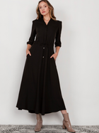 Плаття максі жіноче Lanti SUK205 34 Чорне (5904252721490) - зображення 1