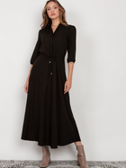 Плаття максі жіноче Lanti SUK205 40 Чорне (5904252721520) - зображення 3