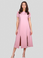 Плаття міді жіноче MODAGI A5 S/M Рожеве (5904996500191) - зображення 3