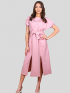 Sukienka midi damska MODAGI A5 L/XL Różowa (5904996500207) - obraz 1