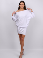 Плаття міні жіноче MODAGI A14 S/M Біле (5904996500443) - зображення 3