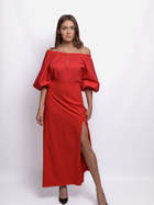 Sukienka maxi damska MODAGI A31 S/M Czerwona (5904996501136) - obraz 3