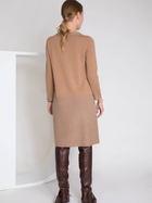 Плаття-светр міді жіноче Deni Cler Milano T-Dc-328D-0S-20-19-1 36 Коричневе (3300000759524) - зображення 2