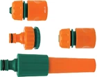 Ороситель прямой FLO с набором соединений 1/2" 3/4" ABS-пластик 4 шт (89204_flo)