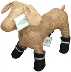 Черевики для собак Lucky Pet Фліс №0 XS 3.5х5х9 см Чорні (6820479483004)