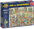 Puzzle Jumbo Biblioteka 1000 elementów (8710126190920) - obraz 1