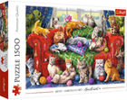 Puzzle Trefl Kociaki na sofie 1500 elementów (5900511261981) - obraz 1