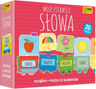 Puzzle Wilga play Moje pierwsze słowa + Książka 20 elementów (9788328098589)