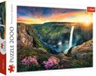 Puzzle Trefl Wodospad Haifoss Islandia 2000 elementów (5900511270914)