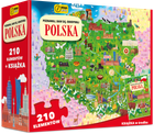 Puzzle Wilga play Polska. Poznawaj baw sie odkrywaj 210 elementów (9788328098657) - obraz 1