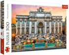 Puzzle Trefl Fontanna di Trevi Rzym 500 elementów (5900511372922) - obraz 1