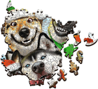 Пазл дерев'яний Trefl Святкові собачки 500+1 елементів (5900511201734) - зображення 2
