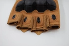 Тактичні рукавички без пальців 9050_L_Beige - зображення 4
