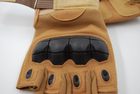 Тактичні рукавички без пальців 9050_XL_Beige - зображення 7