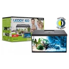 Аквариумный комплект Aquael LEDDY DAY & NIGHT с балкой, черный, прямой (54 л)
