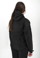 Тактическая женская куртка Eagle Soft Shell с флисом Black S - изображение 8