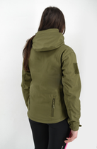 Тактична жіноча куртка Eagle Soft Shell з флісом Green Olive L - зображення 6