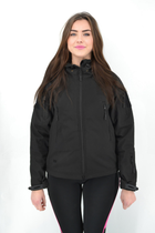 Тактична жіноча куртка Eagle Soft Shell з флісом Black XS - зображення 5