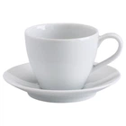 Чашка кофейная с блюдцем IKEA вєрдера, белый, 20 сл, 602.774.63