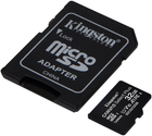 Karta pamięci Kingston microSDHC 2x32GB Canvas Select Plus Class 10 UHS-I U1 V10 A1 + SD-adapter (740617298888) - obraz 2